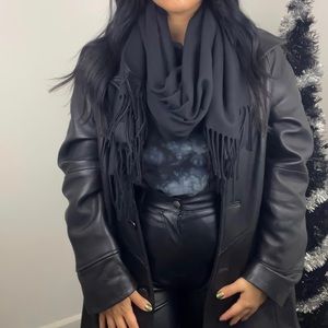 NWT - Black Cashmere Scarf